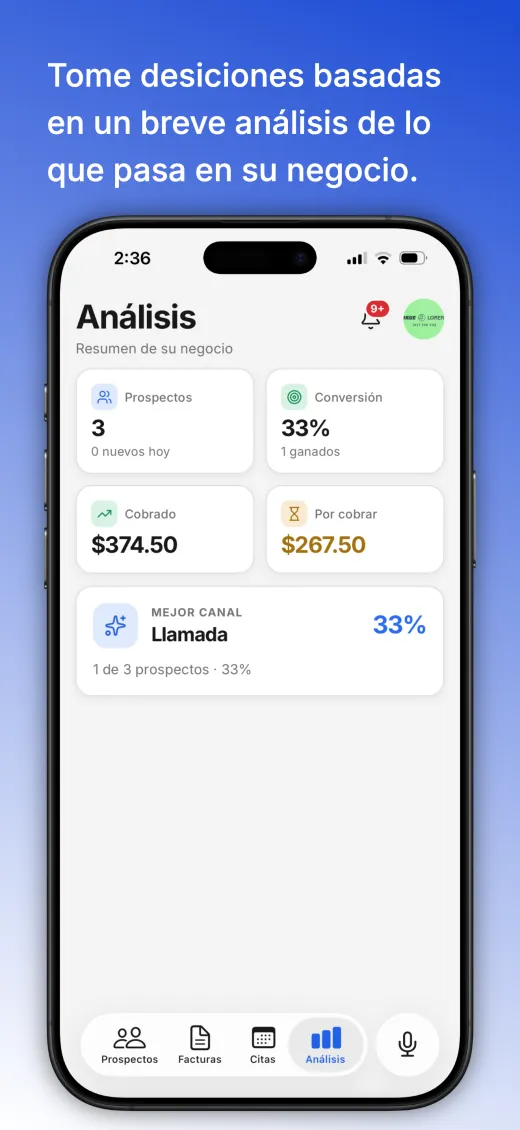 Analytics: decisions based on what happens in your business.